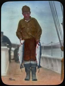 Image of Buddy Thomas, Two Salmon Trout